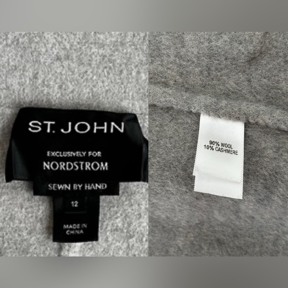 St John wool cashmere gray jacket - Picture 10 of 10